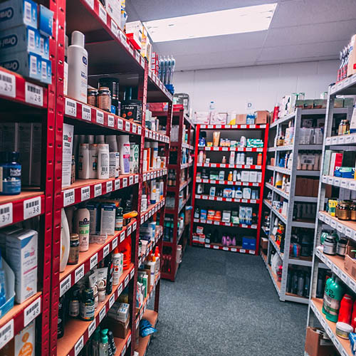 vue interieure Pharmacie Rose